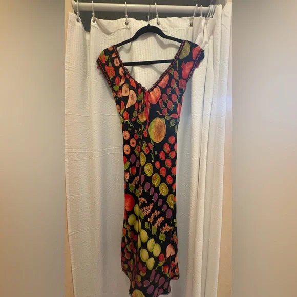 Betsy Johnson fruit dress women’s size 6 - Picture 1 of 5